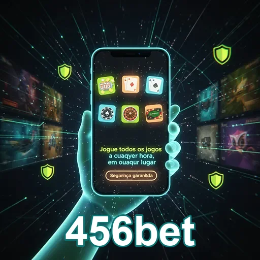 Tela de login móvel para acessar casino 456bet com segurança