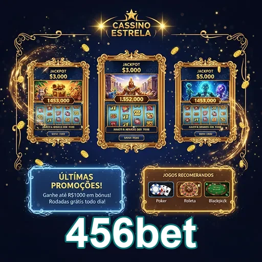 Imagem do site 456bet na página inicial, destaque para apostas esportivas e cassino online, com o logo do 456bet em dest